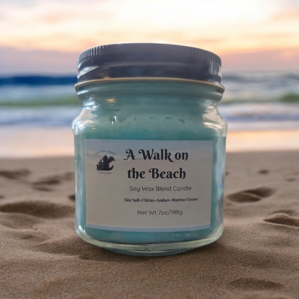 7oz A Walk on the Beach Hand Poured Candle