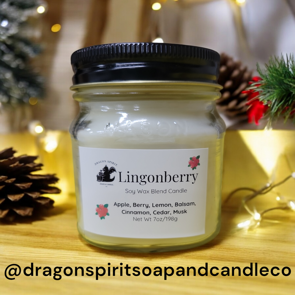 Lingonberry 7oz Hand Poured Candle