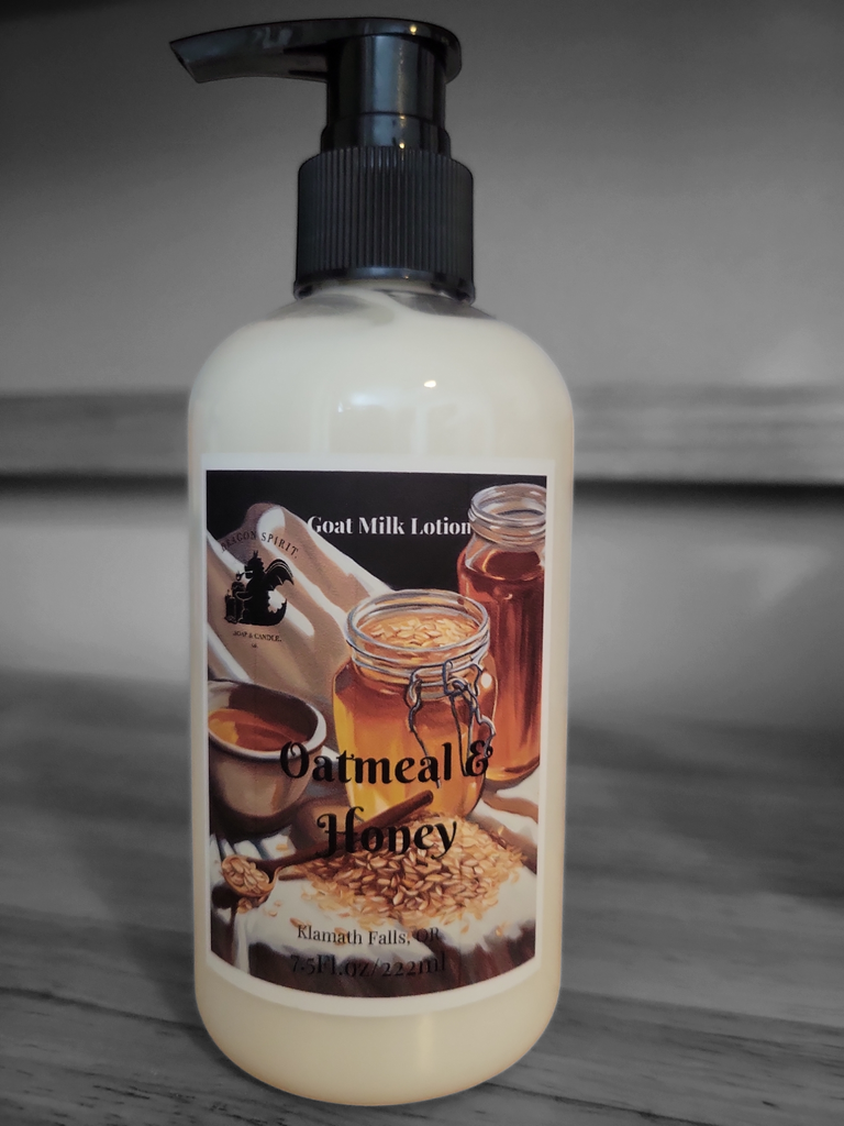 7.5oz Oatmeal & Honey Goat Milk Lotion